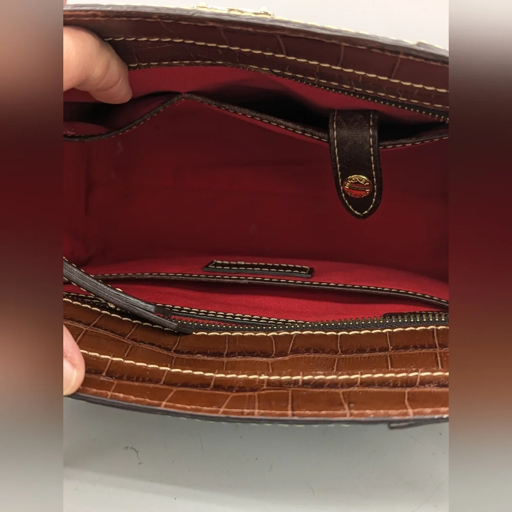 Dooney & Bourke Croco Charlotte Bag - Picture 11 of 13